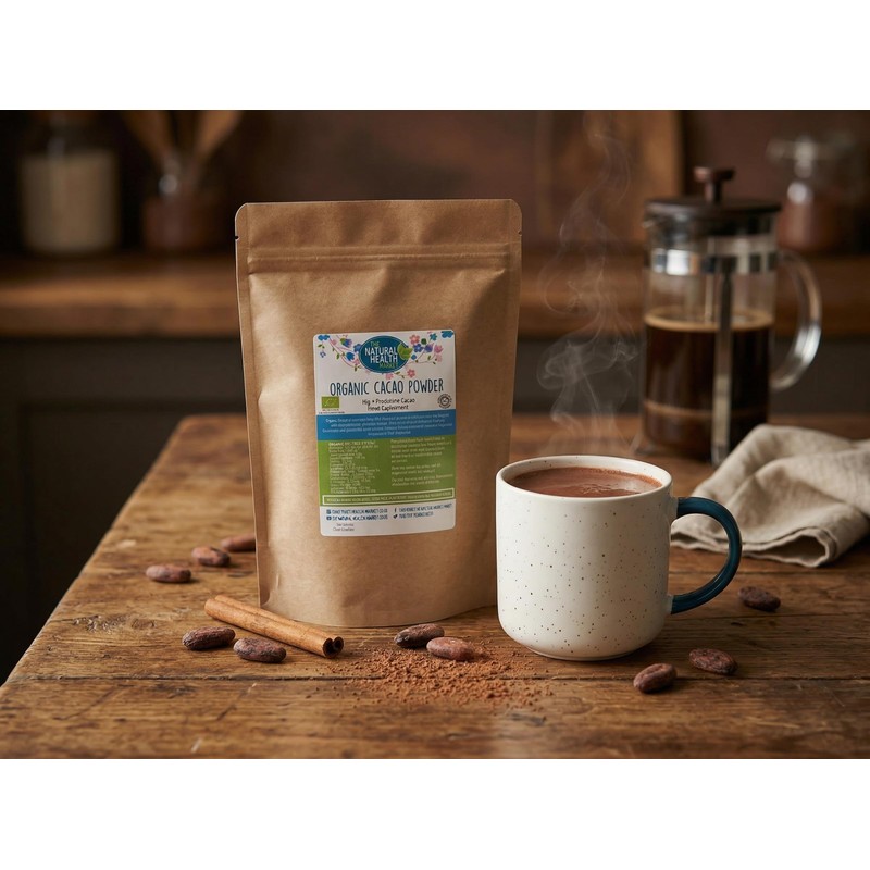 Organic Cacao Powder 125g by The Natural Health Market