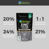 Wellthy Zinc, Cúrcuma y Jengibre 180 Cápsulas. L-Optizinc Fórmula Patentada