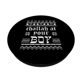 Challah At Your Boy Matching Couple Jewish Hannukah Gift PopSockets PopGrip: Extendable Base and Grip for Mobile Phones / Tablets with Interchangeable Top