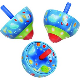 Goki, No Applicable Novelties in Spinning Tops, Multicoloured, Unique (62890)