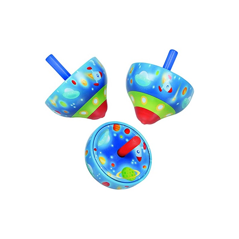 Goki, No Applicable Novelties in Spinning Tops, Multicoloured, Unique (62890)