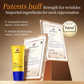 【Deliiston】Caviar Peptide Neck Cream Firming Neck Serum, Roll-on, Targets Sagging Skin and Wrinkles, Smooths Neck Skin, 150g/5.29 oz Beauty Cream - Specification: 2 pieces discount pack