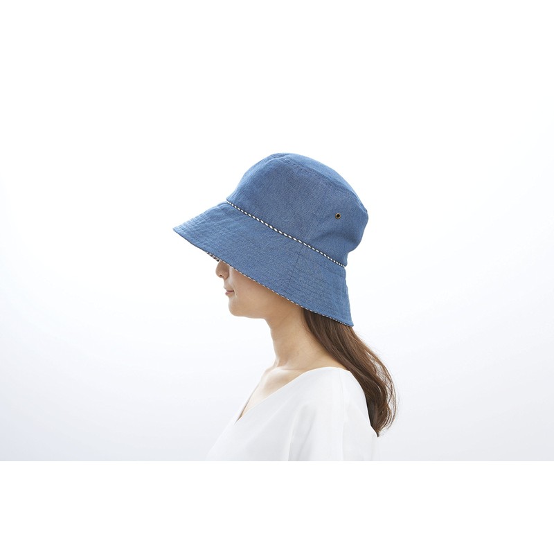 Hair Bouffant UV Denim Hat