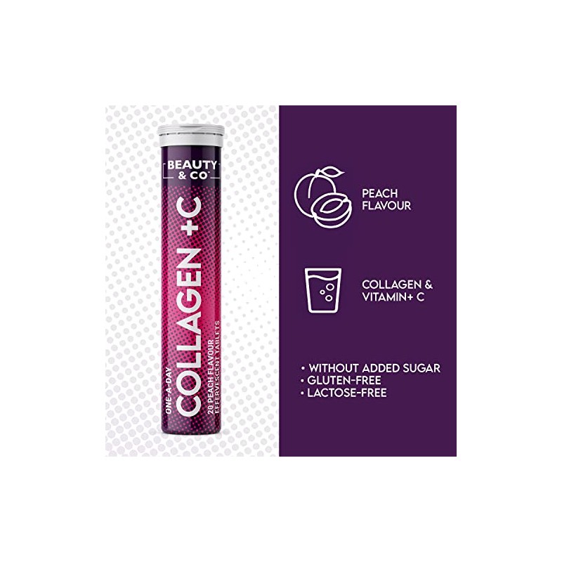 Collagen Effervescent - Marine Collagen & Vitamin C Supplement -