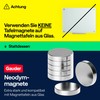 GAUDER Magnets for Magnetic Board - Strong Whiteboard and Fridge