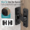 Heavy Duty 90 Degree Barn Door Lock, Zinc Alloy Security