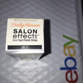 SALLY HANSEN Salon Effects Nail Polish Strips ZIP IT unsealed NIB