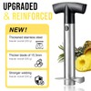 Pineapple Corer and Slicer, Sopito Pineapple Corer Stainless Steel Pineapple