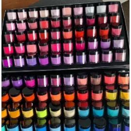 Creation by Idy shop Gama 100 Acrílicos Colores Variados Alta Pigmentación Uñas