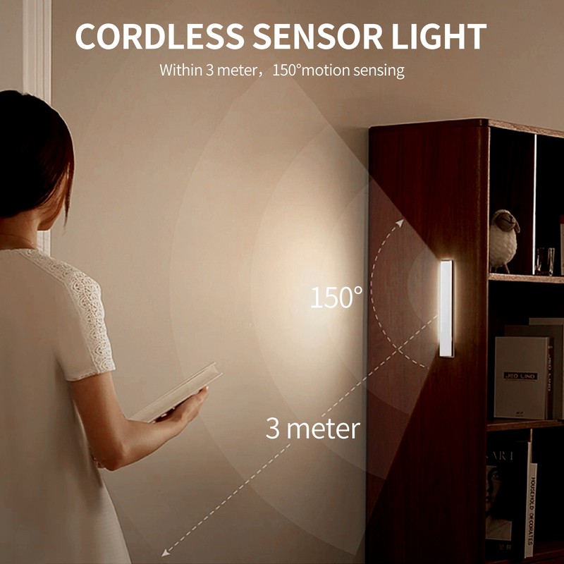Motion Sensor LED Lights, Wireless 10-LED Motion Sensor Activated Night
