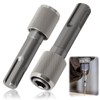 2PCS SDS Drill Bit Adapters, 6.35mm 1/4 Inch Hex Socket