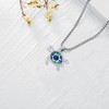 LOOVE Sterling Silver Turtle Necklace for Women Abalone Shell Ocean