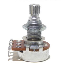 B250K linear guitar potentiometer 16mm diameter 18mm shaft tone volume