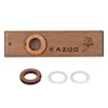 Wooden Kazoo Musical Instrument Ukulele Guitar Partner Wood Harmonica with
