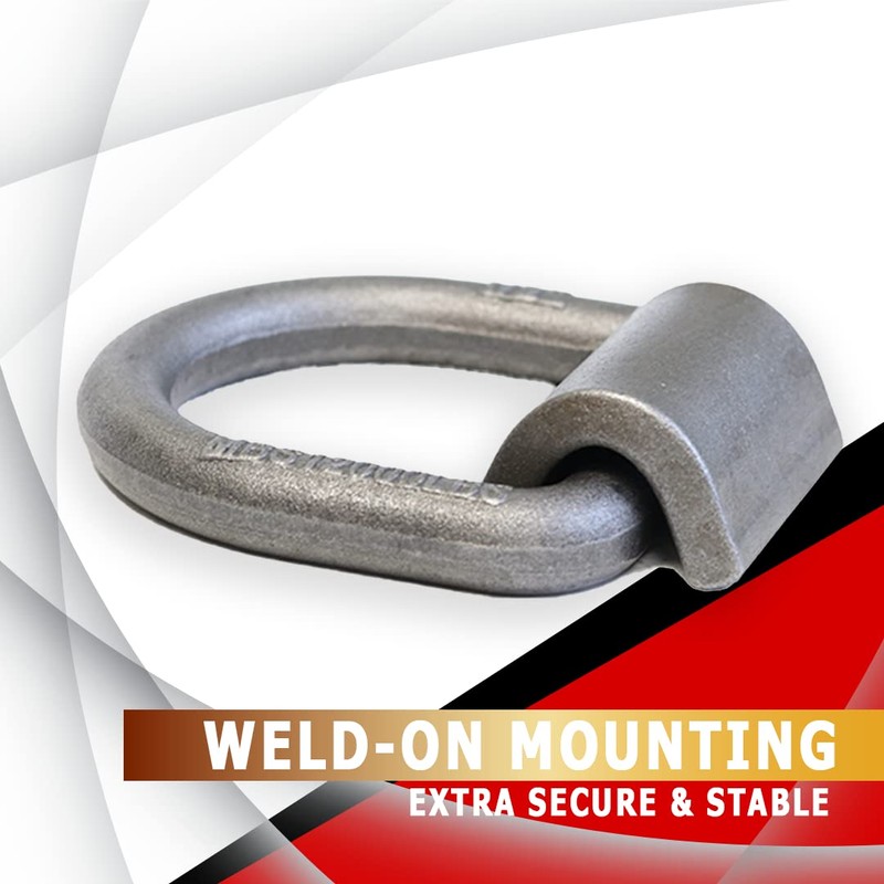 Boxer 24 Pack ½” Weld-On Heavy Duty Forged D Rings