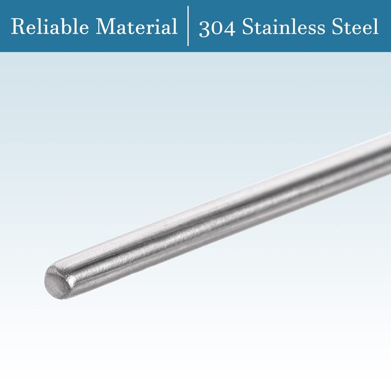 QUARKZMAN 300mm x 1.5mm 304 Stainless Steel x 10pcs Linear