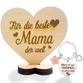 Henjunu Gifts for Mum, Mother's Day Gifts, Keyring Gifts for Mothers, Best Mother's Day Gift, Mum Gift, Gifts Mum, Birthday Gift for Women, wood, Unit size