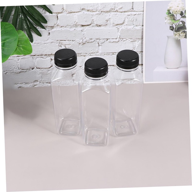 LABRIMP Elegant 400ml Juice Bottles for Cold Brew Juice Reusable