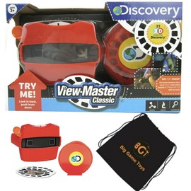 Big Game Toys~3D View-Master Discovery Kids with BGT Tote Bag Dinosaurs Marine Animals Viewmaster Viewer Box Set