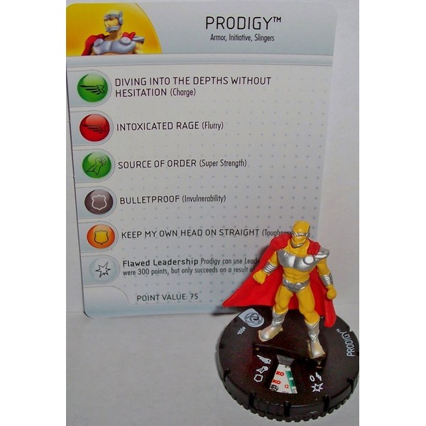 Heroclix Fear Itself #004 Prodigy Figure with Card