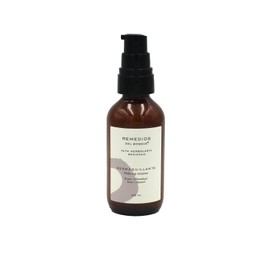 Remedios del Bosque Desmaquillante Natural con Agua de Rosas y Aceite de Almendras, Leche Hidratante y Limpiadora para Piel Seca, Grasa y Mixta.