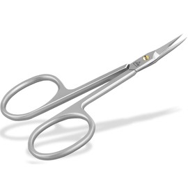Nail Scissors Cuticle Scissors Extra Sharp and Extra Fine Cuticle Scissors Toenail Scissors Made of Stainless Steel Rustproof Manicure Pedicure Scissors for Men and Women (Cuticle Scissors, Tower Tip Premium)