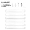 BTremary Acrylic Shelves Nail Polish Wall Mounted Holder Paint Organizer