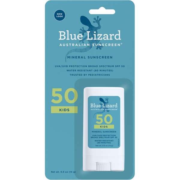 BLUE LIZARD Mineral Sunscreen Stick for Kids – SPF 50+