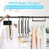 does not apply 10 PCS Space Saving Hangers, 5-Hole Magic