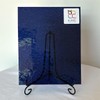 Wissmach Stained Glass Sheet : Midnight Blue English Muffle (8"x12"-1