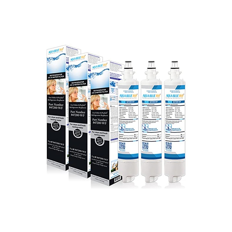 3X Aqua Blue H2O 847200-WF Compatible External Water Filter for