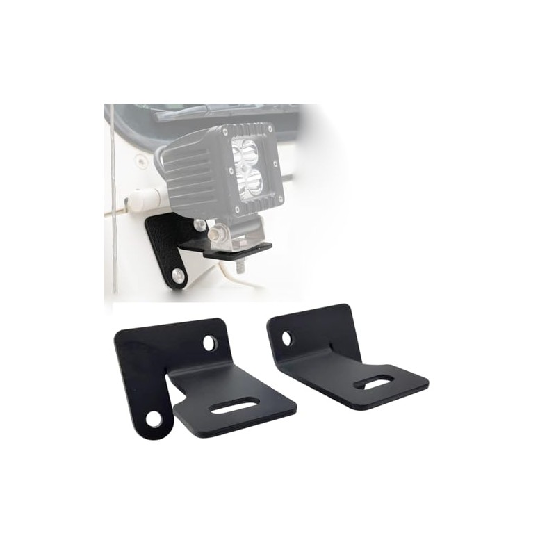 Lower Hinge Light Mounting Brackets Fit for 87-06 Jeep Wrangler