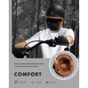 TRIANGLE 3/4 Motorcycle Helmet,Retro Vespa Open Face Adults Helmets with