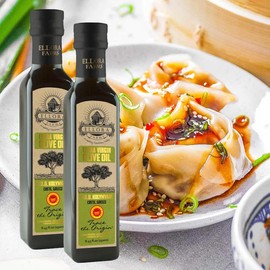 Ellora Farms, Greek Extra Virgin Olive Oil, Gold Award Winner, Single Estate traceable olive oil, 33.8 oz. Tin and 8.45 oz. Glass bottle, Combo Pack