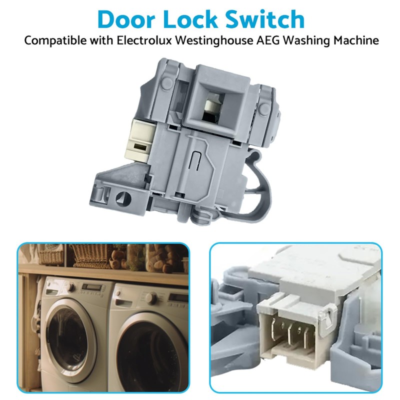 Washing Machine Door Lock Switch 8084553018 Replacement Suitable for Simpson