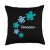 Curaçao Souvenir / Curacao Turtle / Curacao Throw Pillow