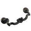 MuDuJia 10-Pack 4.5" Hole Spacing Dark Antique Bronze Bail Drawer