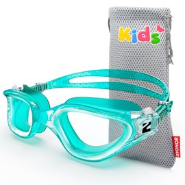 ZIONOR Kids Swim Goggles, G1MINI SE Anti-fog Clear Lens Swimming Goggles for Kid Child 6-14