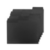 Mr. Pen- Black Plastic File Folders Letter Size, 6 Pack,