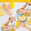 Wooden Citrus Juicer - Handheld Manual Lemon/Orange Reamer | Portable