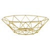 KJKVIVH Metal Wire Fruit Basket Fruit Bowl, Round Bread Storage