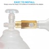 CPROSP CO2 Adapter Sodastream Brass CO2 Refill Adapter for W21.8-14