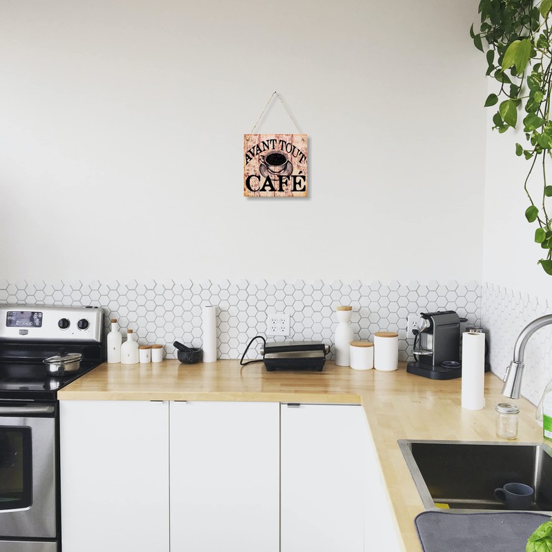 CARISPIBET Especially Café Signs Decorative Signs for Home 20 x