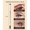 EIGSHOW Eyebrow Brush, Angled Eyebrow Brush with Two Ends for