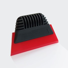 5 inch Rubber Window Tint Windshield Quarter Squeegee for Car Front Windows, Rear Glass, Mirror, Shower, Auto,Tinting Cleaning Film Installation (RED)