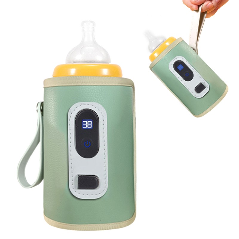 USB Baby Bottle Warmer LCD Screen Temperature Adjustable Precise Heating