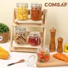 ComSaf ComSaf Airtight Glass Canister Set of 6 with Lids