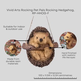 Vivid Arts Rocking Pet Pals Rocking Hedgehog, RP-HHOG-F