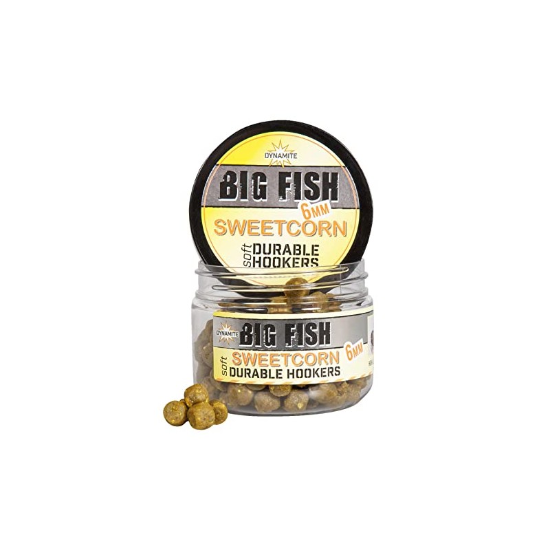 Dynamite Big Fish Durable Hooker Pellets X2 (Sweetcorn)