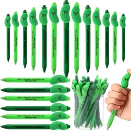 MotiMind 20 Pcs Thank You Gifts Positive Pens Bulk Inspirational Team Building Affirmation Gifts Motivational Quotes Appreciation Gifts for Coworker Employees Stocking Stuffers for Class (Pickle)